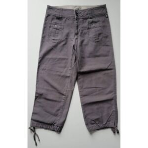 The North Face Women's Slate Gray Capri Pants with Drawstring Hems